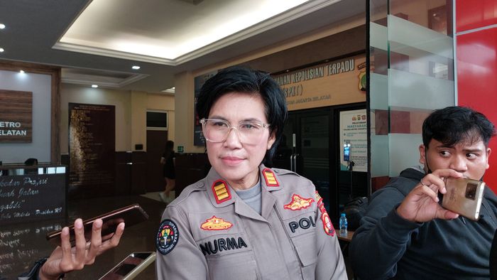 Humas Polres Jakarta Selatan, AKP Nurma Dewi, saat ditemui Grid.ID di Polres Jakarta Selatan, Selasa (11/10/2022).