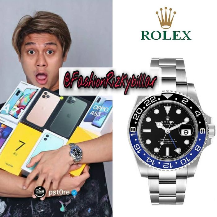 Koleksi jam tangan mewah Rizky Billar -Rolex