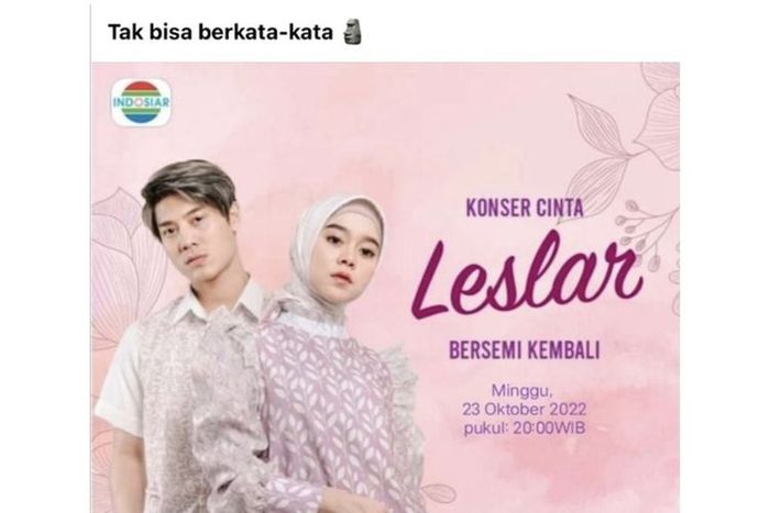 Beredar poster konser.