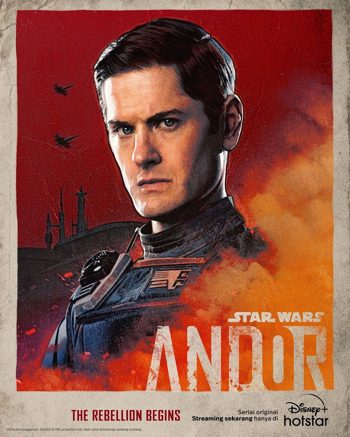 Kenalan Dengan Karakter Di Serial Star Wars Andor Di Disney+ Hotstar ...