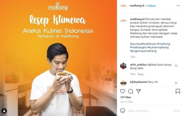 Kaesang dan Madhang.ID