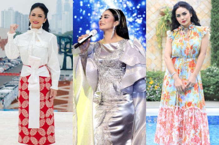 Penampilan Rumahan Krisdayanti dengan Wajah Asli Tanpa Makeup Curi