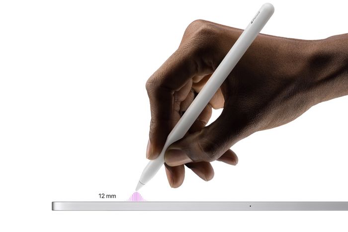 Desplazamiento del lápiz de Apple en el iPad Pro M2