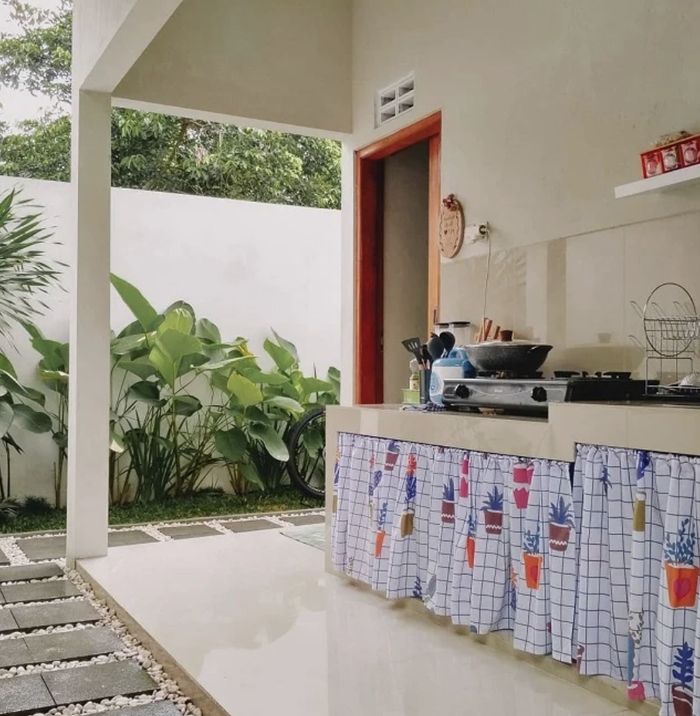 Asap Auto Pergi Tanpa Exhaust Fan, Desain Dapur Terbuka Minimalis
