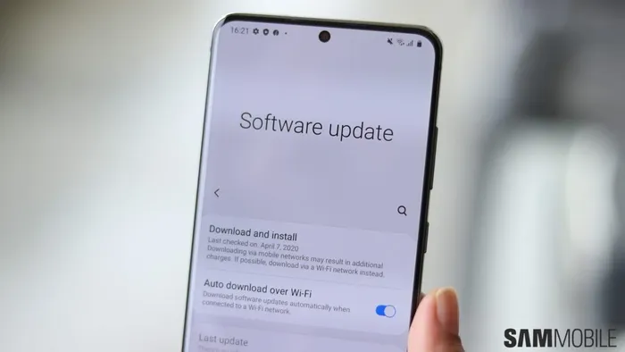 Ilustrasi update Samsung One UI 5