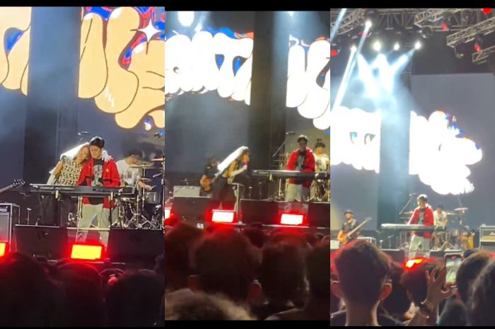 Interaksi manis Widy Vierratale dan Kevin Aprilio