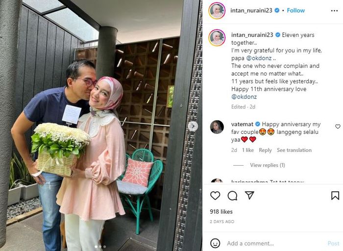 Kabar terbaru Intan Nuraini