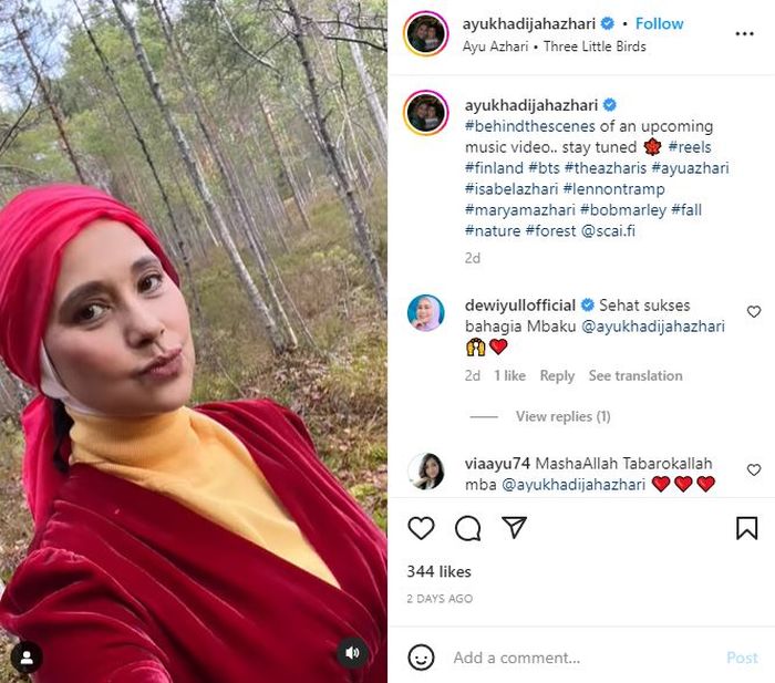 Kabar terbaru Ayu Azhari