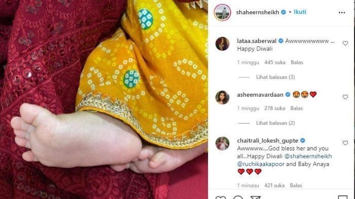 Shaheer Sheikh dan Ruchikaa Kappor tak umbar wajah anak ke medsos.
