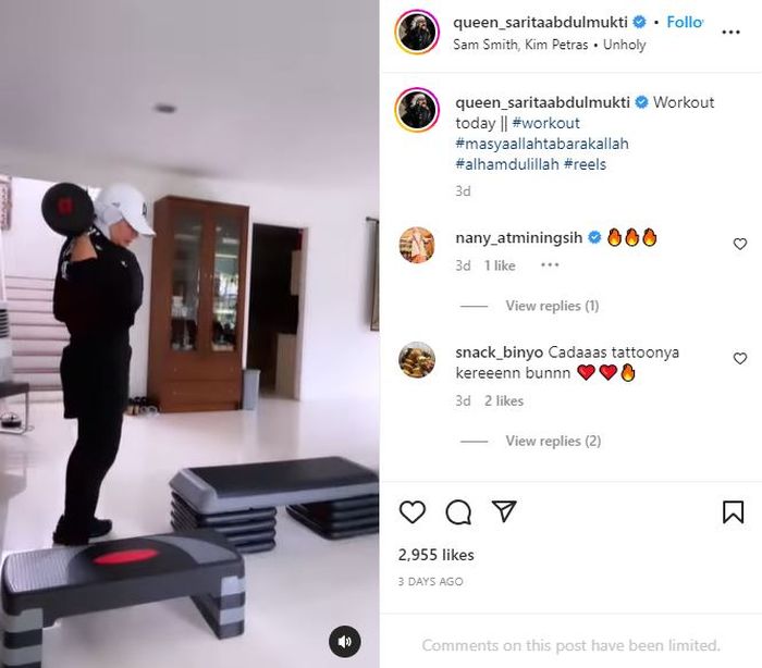 Kondisi rumah Sarita Abdul Mukti sekarang
