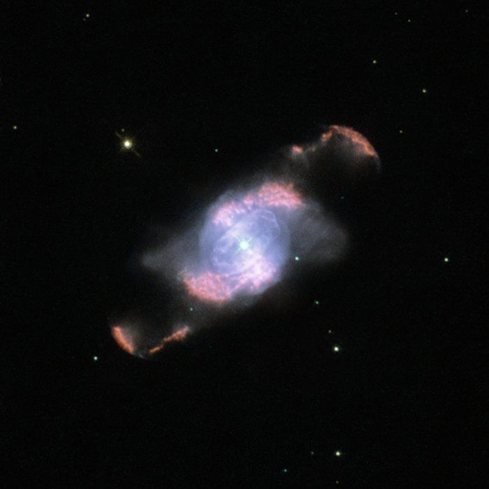 Un retrato de la estrella moribunda del planeta nebulosa IC4634 capturado por el Telescopio Espacial Hubble