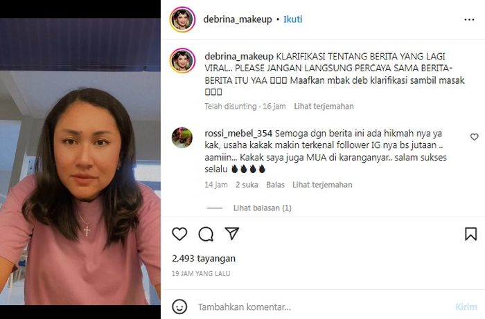 Debrina, MUA Sukoharjo beri klarifikasi soal kabar tolak rias Erina Gudono di acara ngunduh mantu