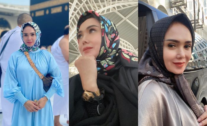 Yuni Shara berhijab, sederet rekan artis langsung ramai berkomentar lantaran dibuat pangling tak karuan