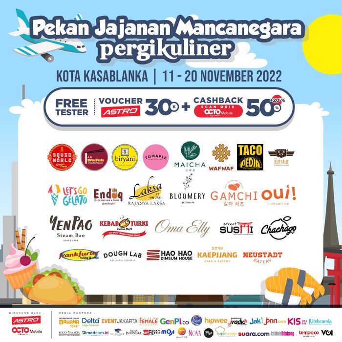 Pekan Jajanan Mancanegara PergiKuliner, Tempat Berburu Kuliner Lintas