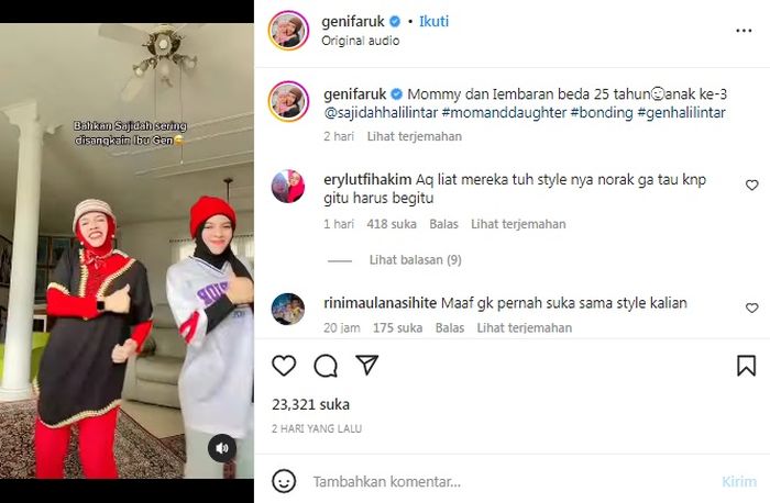 Geni Faruk joget-joget