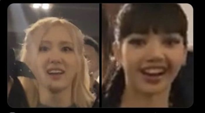 Kolase reaksi Rose dan Lisa melihat seorang penggemar tato nama Jennie di tubuhnya