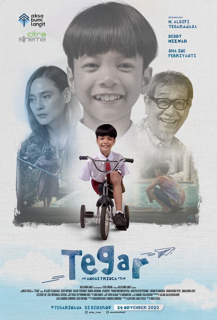 Poster film 'Tegar' yang akan tayang 24 November mendatang.