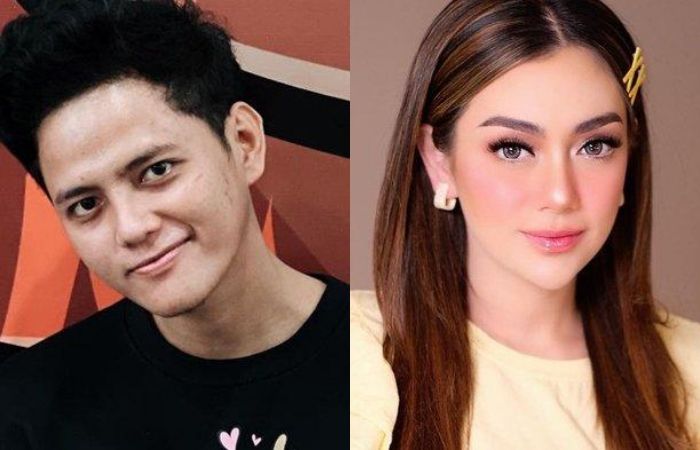 Kolase foto Stevan Pasaribu dan Celine Evangelista