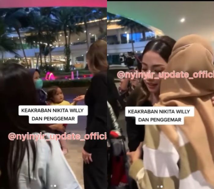 Keramahan Nikita Willy saat sapa fans tuai pujian.