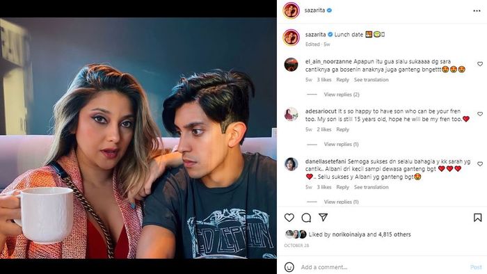 Kabar terbaru Sarah Azhari