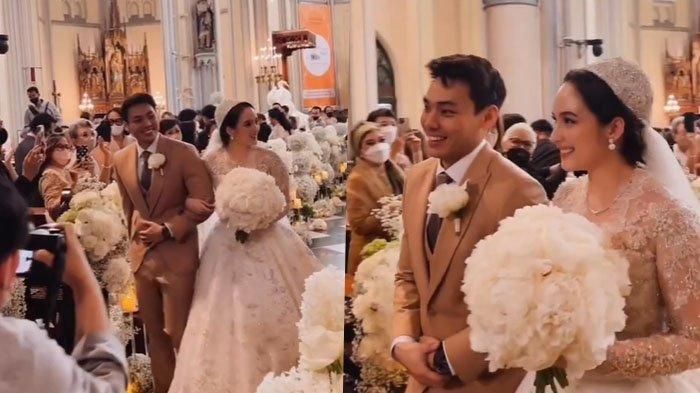 Chelsea Islan dan Rob Clinton menggelar pernikahan di Gereja Katedral Jakarta, Sawah Besar, Jakarta Pusat