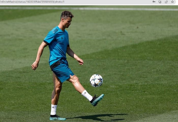Cristiano Ronaldo dilaporkan berlatih di lapangan milik Real Madrid hingga mendapatkan klub baru.