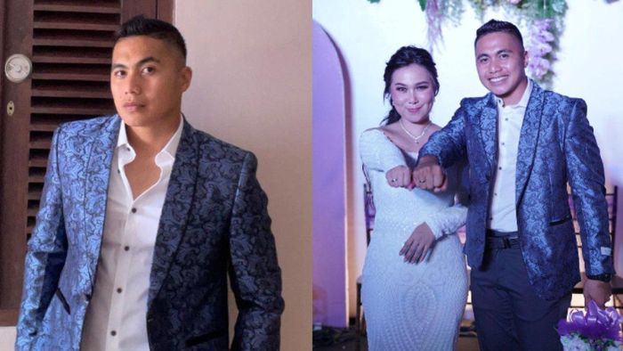 Aprilio Manganang nikahi sang kekasih