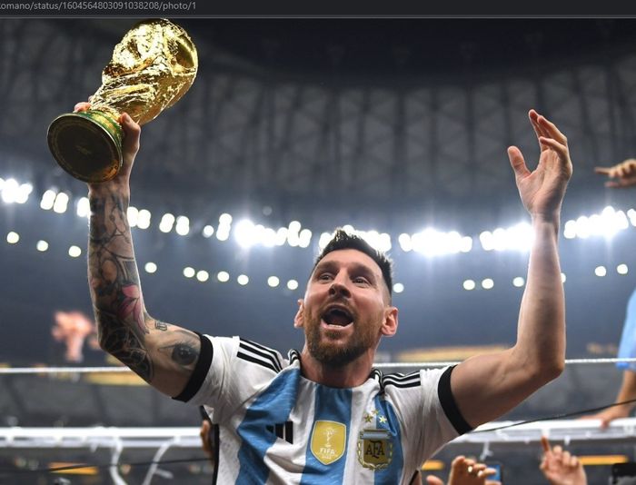 Megabintang timnas Argentina, Lionel Messi.