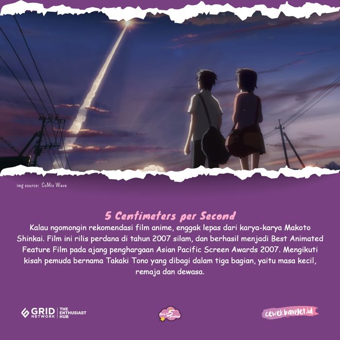 Deretan Anime Jepang yang Ceritanya Sedih. Bikin Nangis Banget