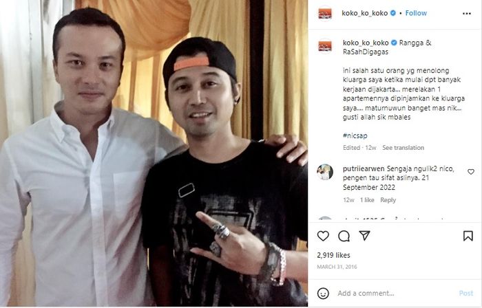 Unggahan suami Soimah