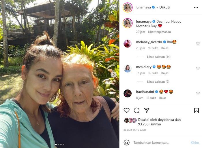 Unggahan Luna Maya