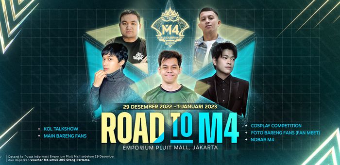Event offline MLBB, Road To M4.