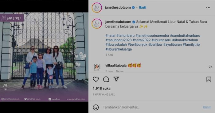 Gaya Selvi Ananda saat jalan-jalan bareng Jan Ethes dan La Lembah Manah jadi sorotan