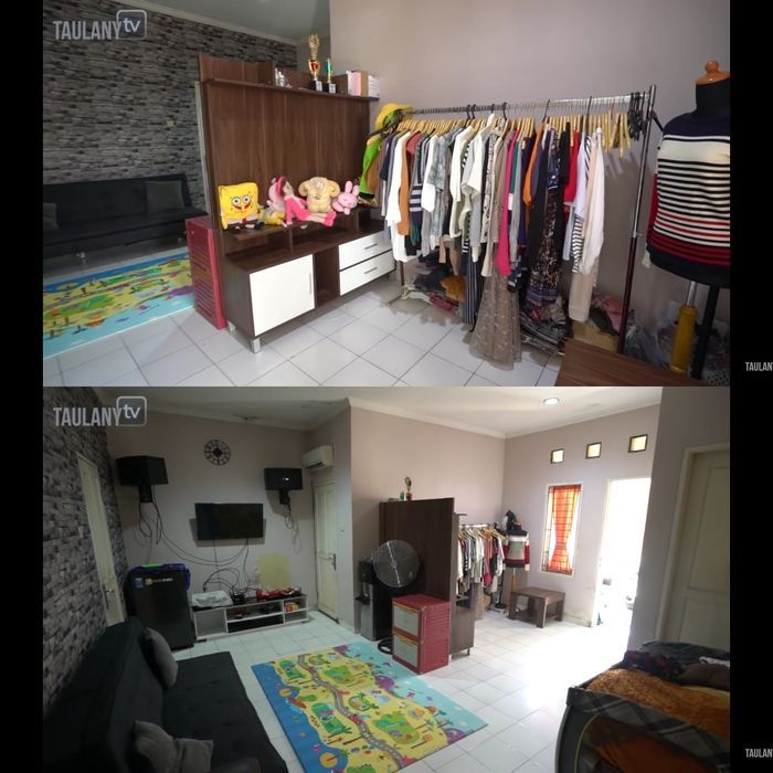 Bagian di dalam rumah artis Dede Sunandar.