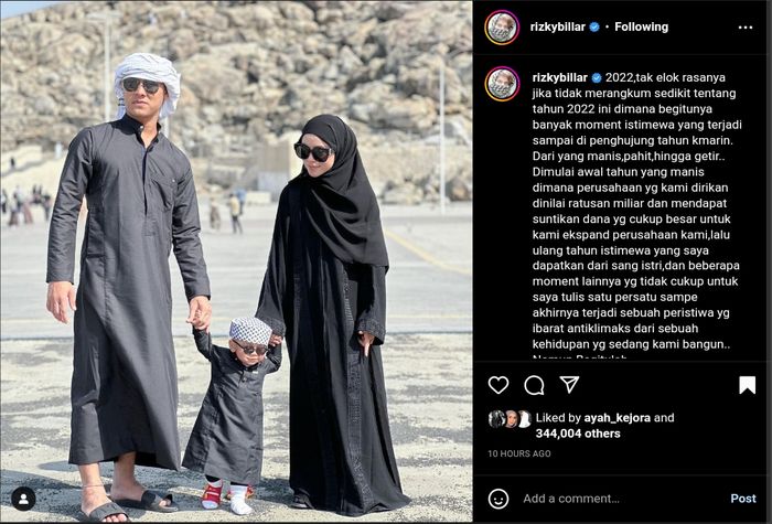 Unggahan Rizky Billar
