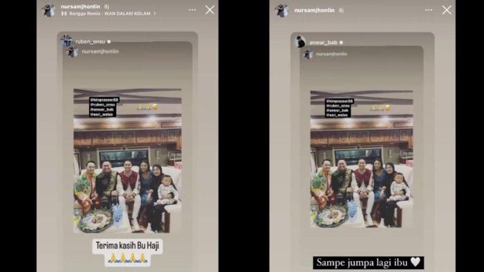 Ruben Onsu, King Nassar, Anwar Sanjaya dan Asri Welas datangi rumah Haji Isam saat acara Batfest 2022 di Kalsel.