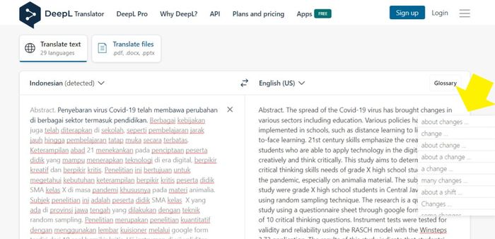 Cara Menerjemahkan Abstrak Jurnal Dengan Deepl Translator, Akurat Loh ...