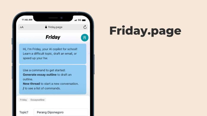 Friday diposisikan menjadi solusi teman belajar yang cerdas bagi pelajar