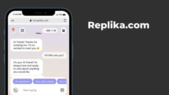 Replika.com pada dasarnya adalah digital avatar buat teman ngobrol, namun dilengkapi kemampuan menjawab pertanyaan