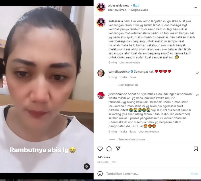 Unggahan Aida Saskia