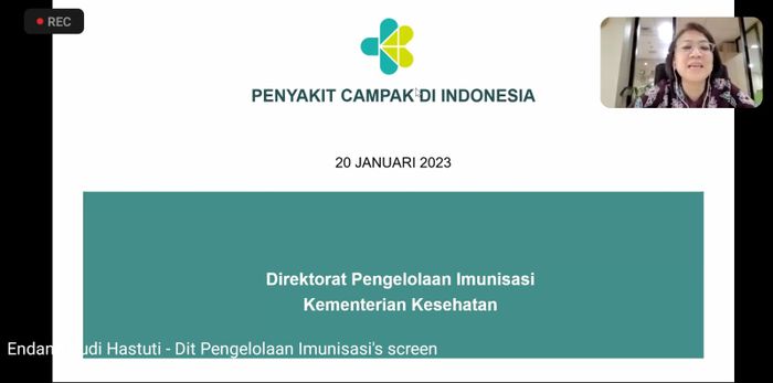 dr. Prima Yosephine Berliana Tumiur Hutapea, MKM selaku Plt Direktur Pengelolaan Imunisasi