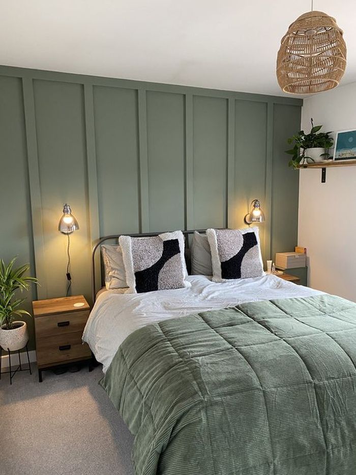 8 Cara Menghadirkan Warna Hijau Sage Green di Kamar tidur - Halaman 2