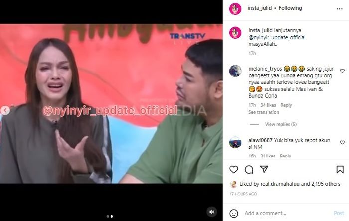 Bunda Corla dan Ivan Gunawan