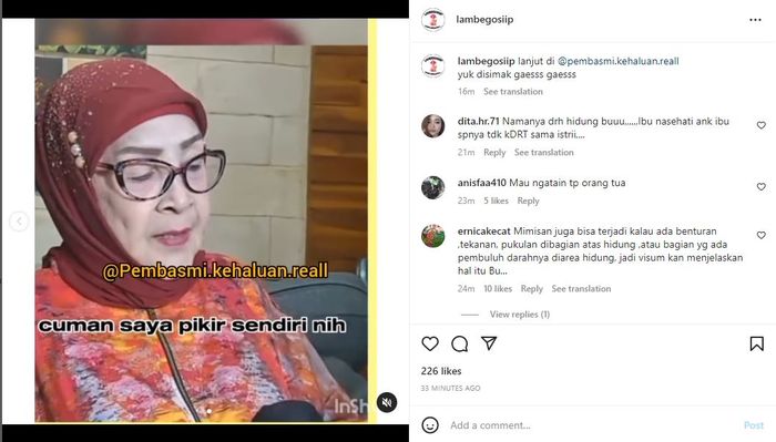 Ibunda Ferry Irawan angkat bicara soal kasus KDRT sang anak