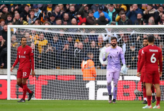 Liverpool secara mengejutkan mendapat kekalahan telak 0-3 dari Wolverhampton Wanderers pada laga pekan ke-21 Liga Inggris 2022-2023, Sabtu (4/2/2023) malam WIB.