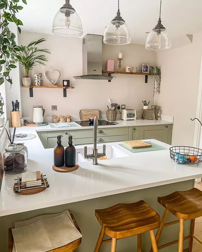 4 Cara Buat Warna Hijau Sage Makin Estetik di Dapur - Semua Halaman - iDEA