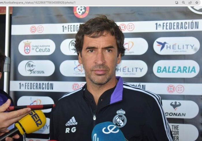 Pelatih Real Madrid Castilla, Raul Gonzalez.