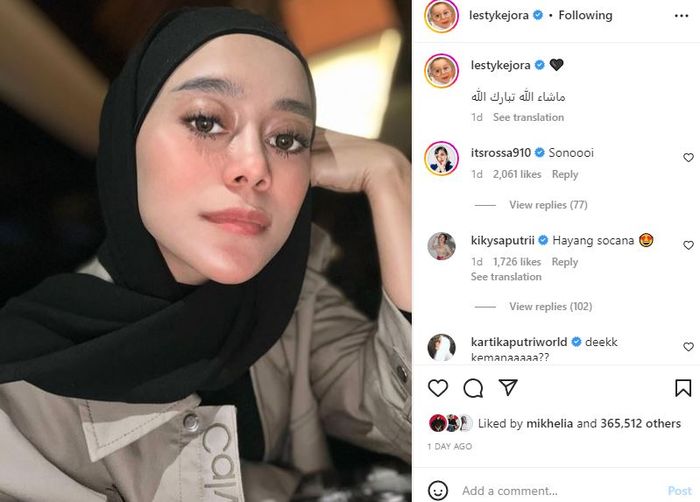 Postingan Lesti Kejora