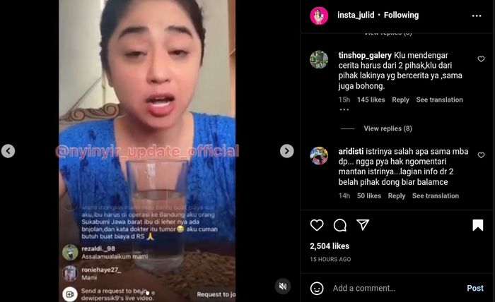 Dewi Perssik klarifikasi masalah rumah tangga terdahulu calon suami