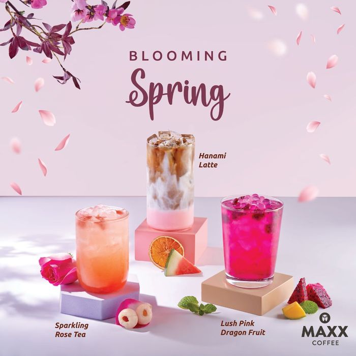 Menu Minuman Edisi Spring by Maxx Coffee